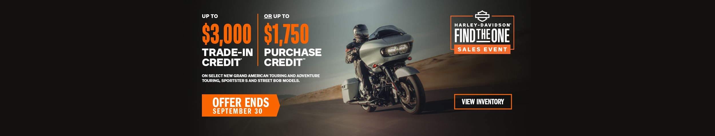 Harley-Davidson – Find the One Sales Event
