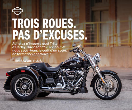 Promotion remboursement des cours de motos.