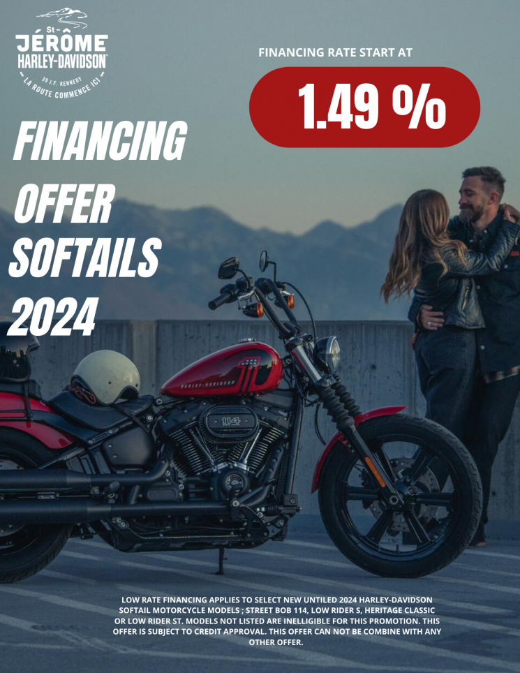 Financing rate offer starting at 1.49%