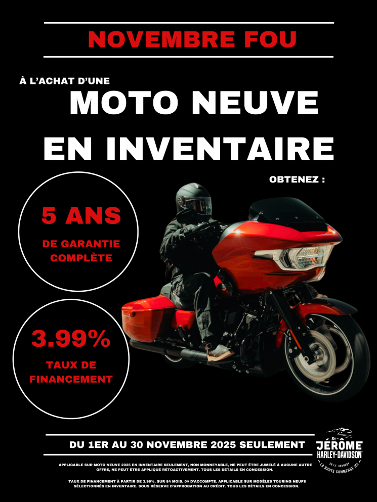 Événement Novembre fou!